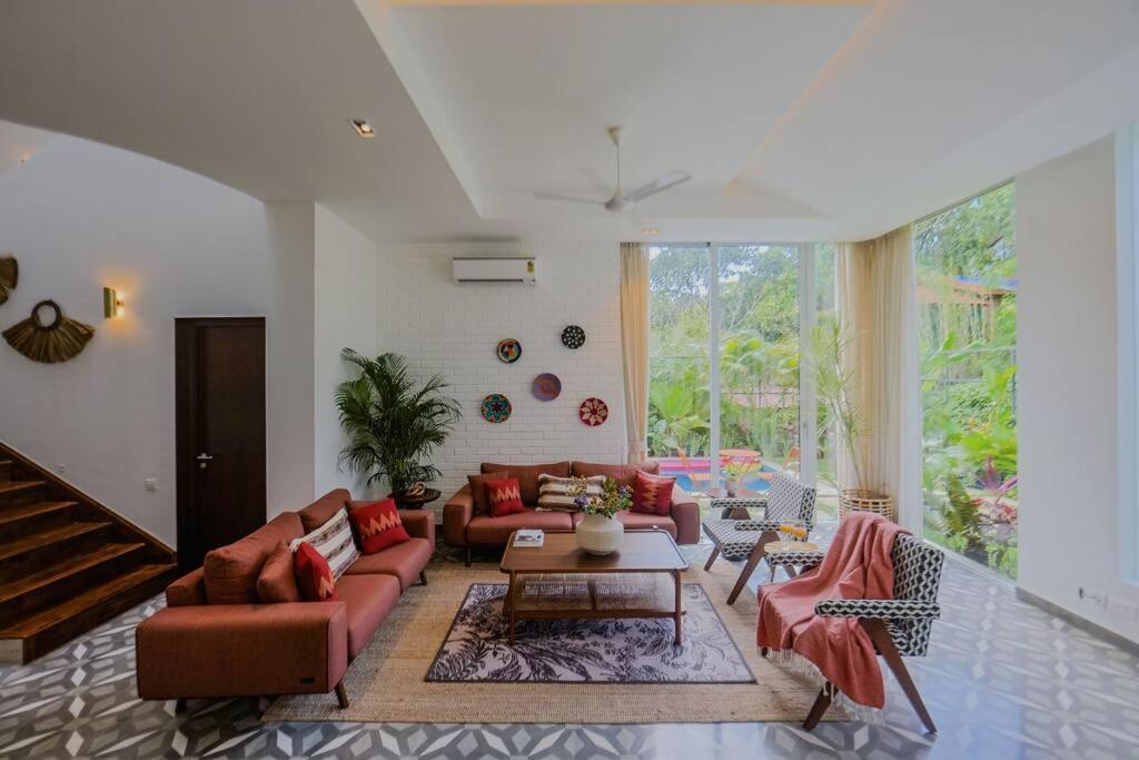 Presidential Luxury Villa Anjuna With Pvt Pool & Bathtub, Most Prime Location Exteriér fotografie